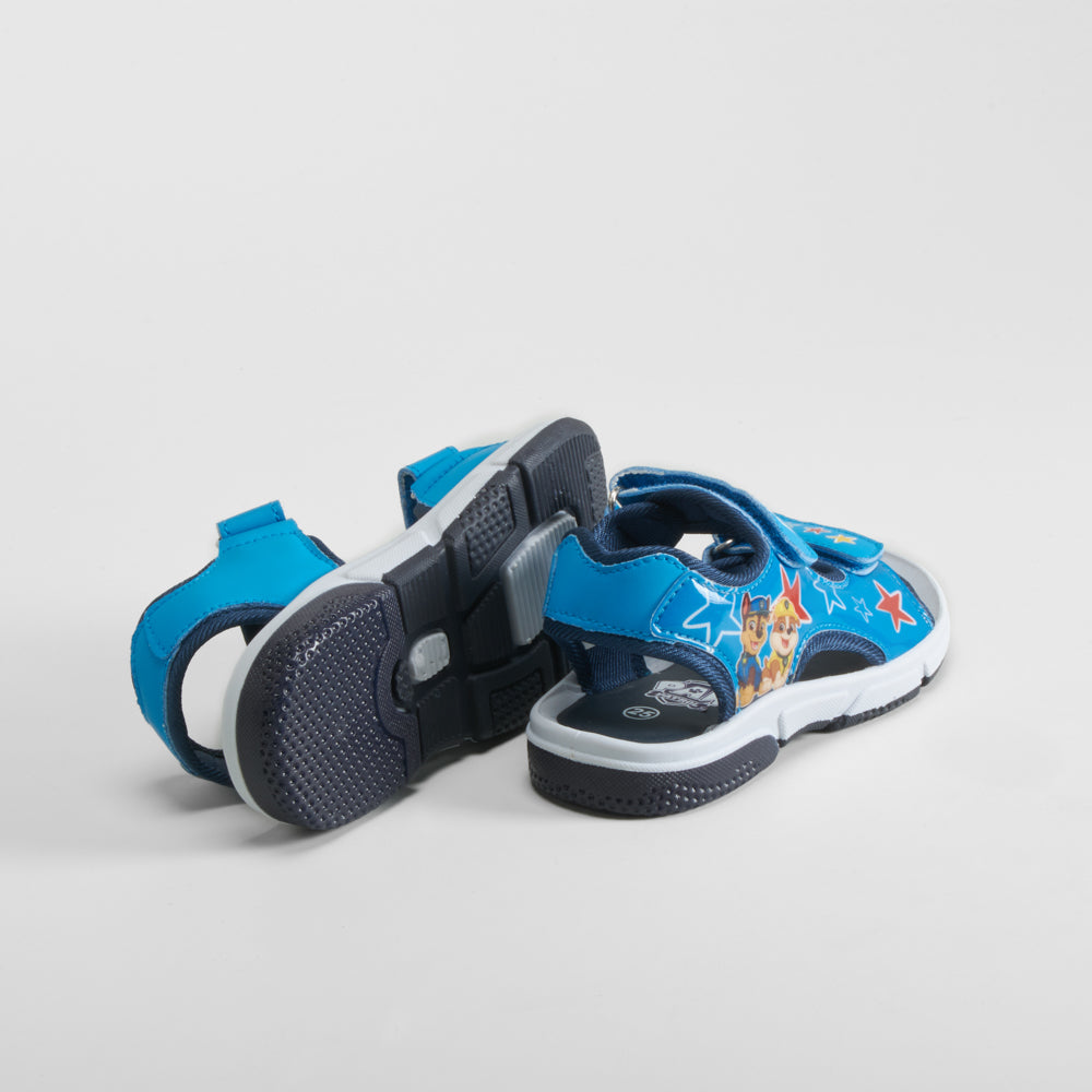 Sandalia deportiva de luces azul PATRULLA CANINA