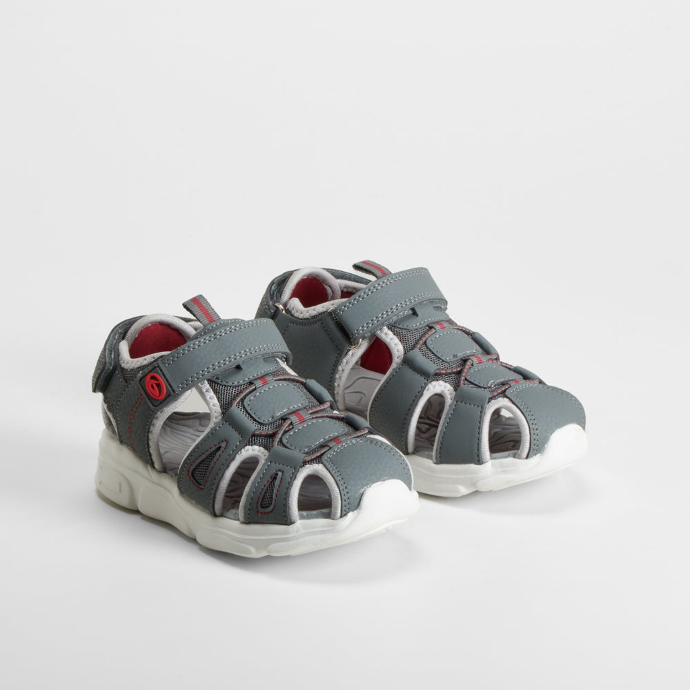 Sandalia deportiva cerrada gris BEPPI