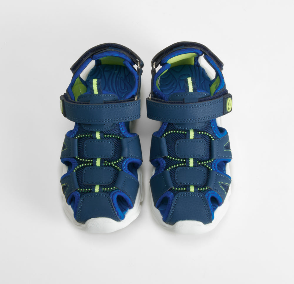 Sandalia deportiva cerrada azul BEPPI