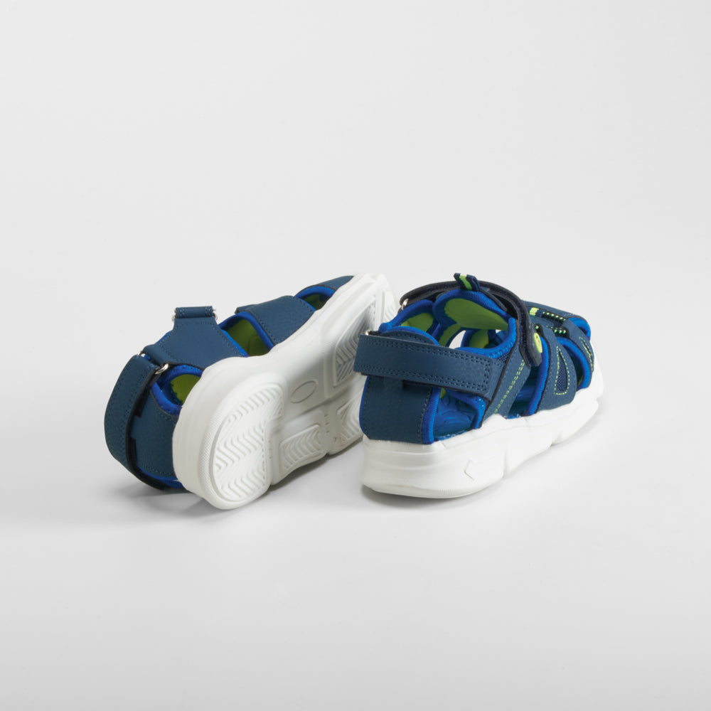 Sandalia deportiva cerrada azul BEPPI