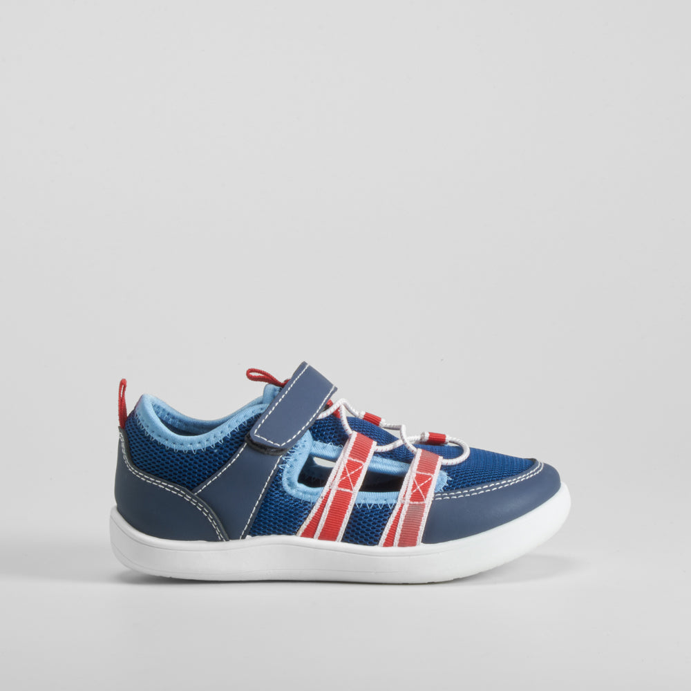 Sandalia cerrada barefoot azul COMFEET KIDS