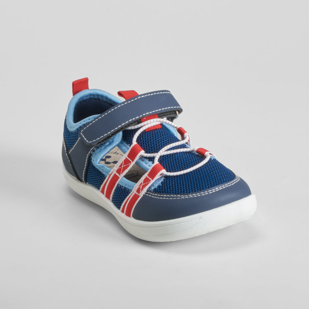 Sandalia cerrada barefoot azul COMFEET KIDS