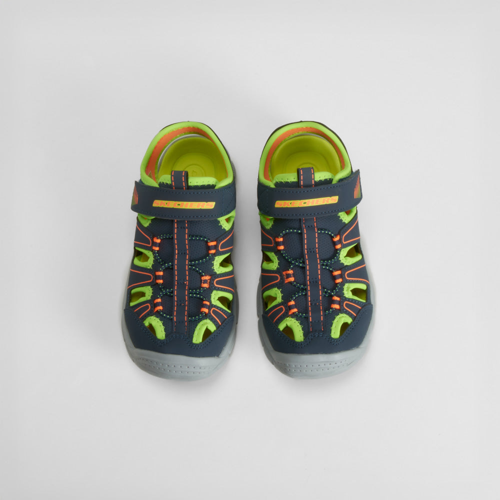 Sandalia deportiva relix azul SKECHERS