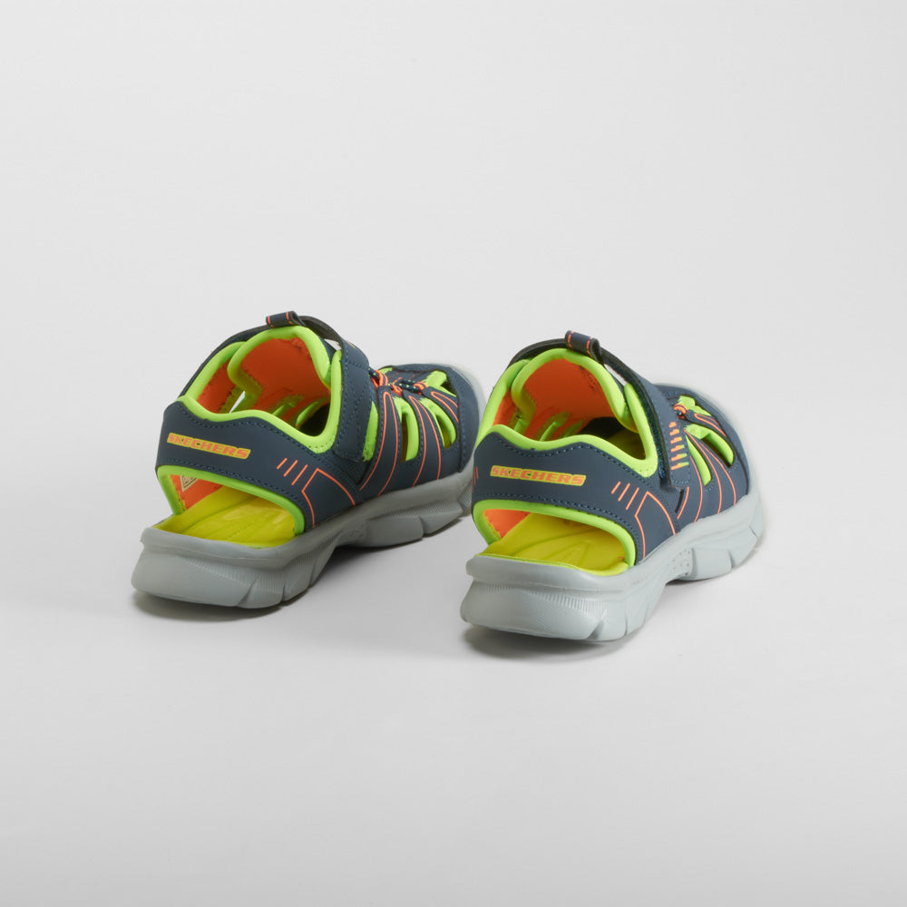 Sandalia deportiva relix azul SKECHERS