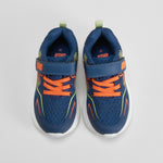 Deportiva running azul y naranja UTWO