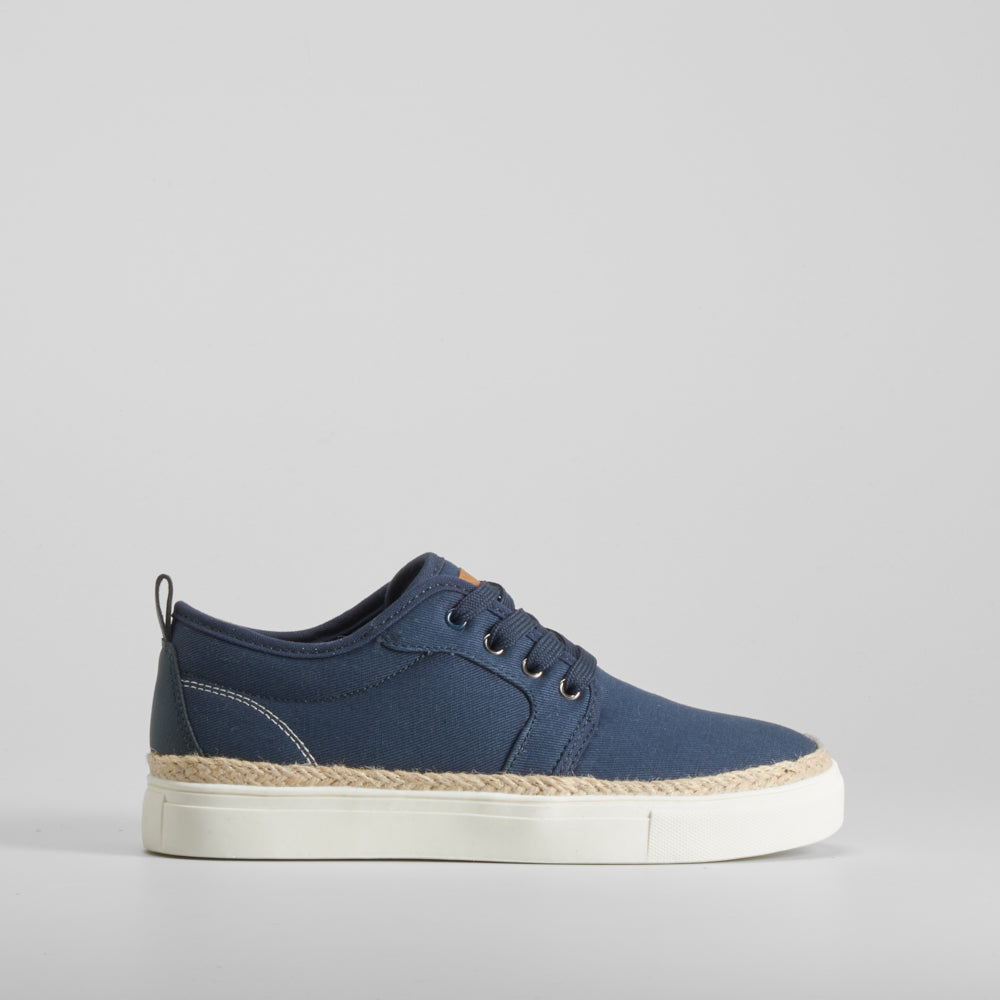 Blucher lona azul SEVEN FIVE