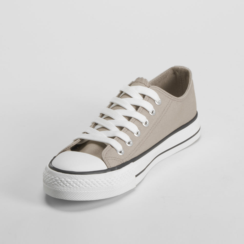 Zapatilla lona taupe SEVEN FIVE