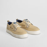 Náutico de lona juvenil beige SEVEN FIVE