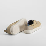 Náutico de lona juvenil beige SEVEN FIVE