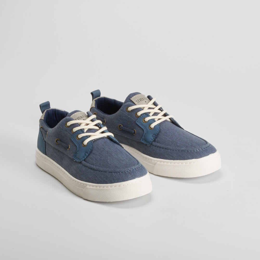 Náutico lona azul SEVEN FIVE