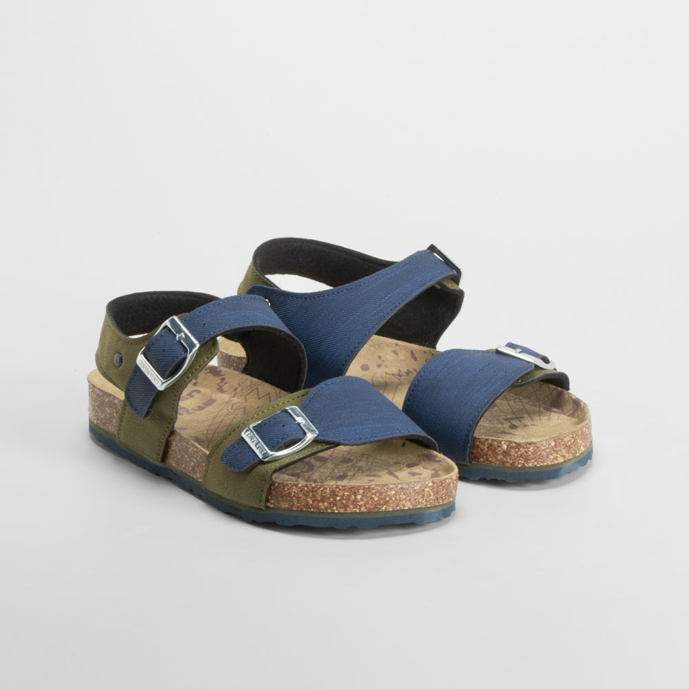 Sandalia bio juvenil azul SEVEN FIVE
