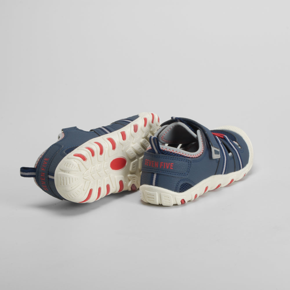 Sandalia deportiva juvenil azul SEVEN FIVE