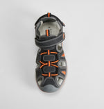 Sandalia deportiva negra SEVEN FIVE