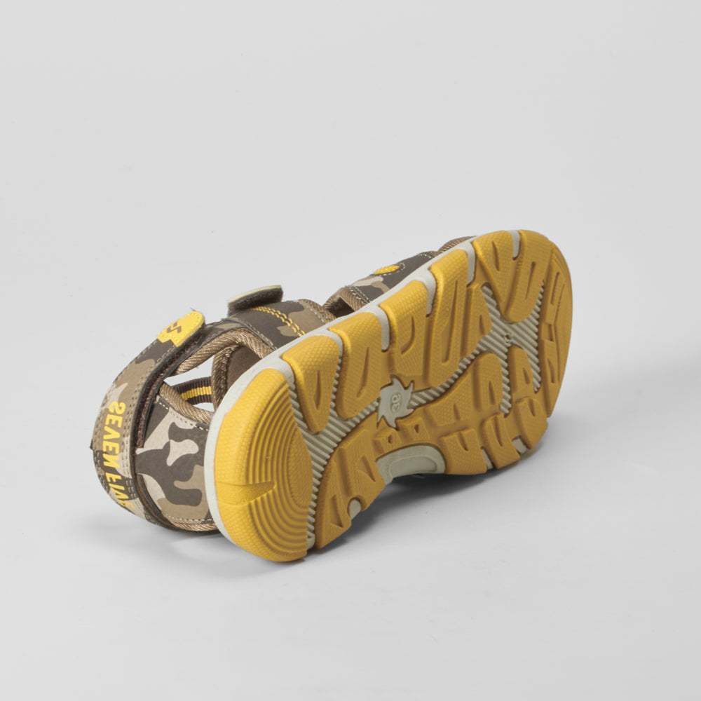 Sandalia californiana deportiva kaki SEVEN FIVE