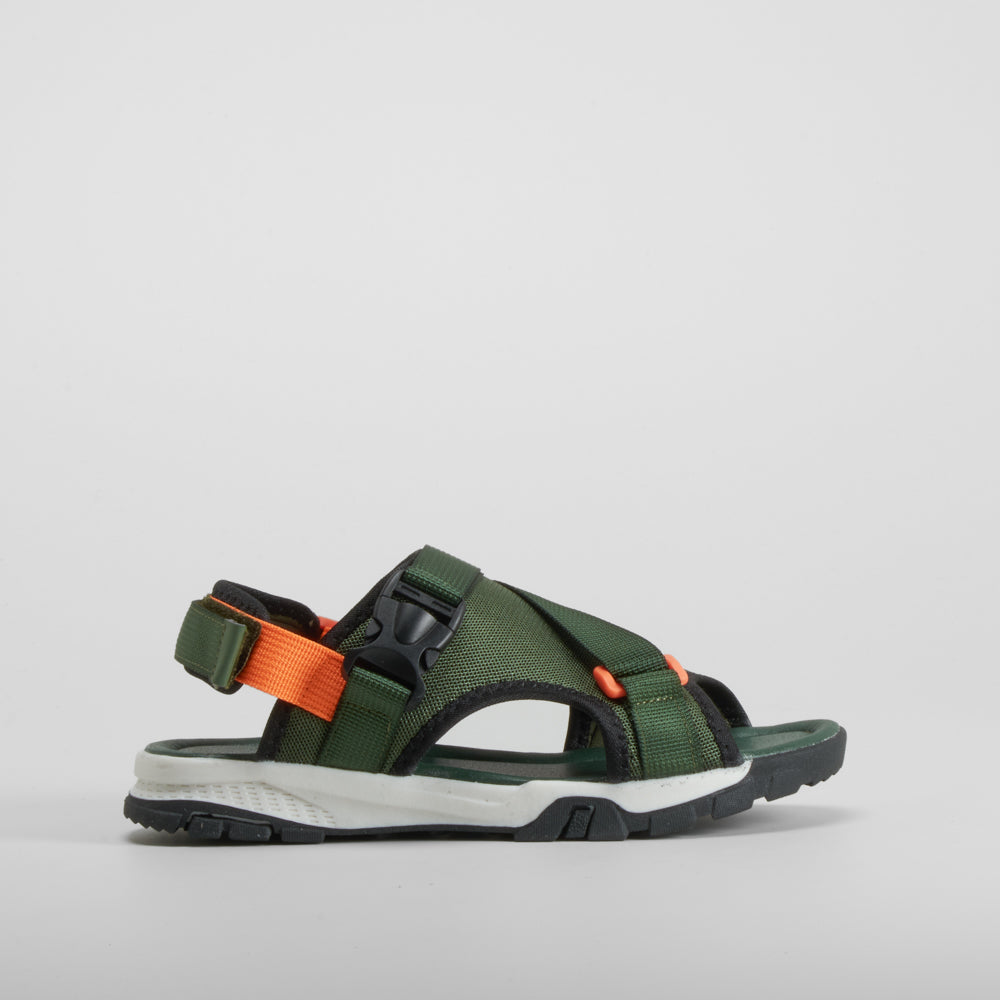 Sandalia deportiva juvenil verde SEVEN FIVE
