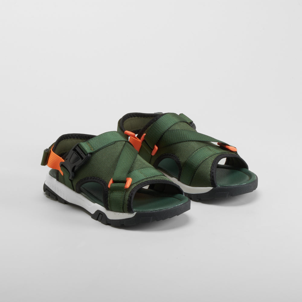 Sandalia deportiva juvenil verde SEVEN FIVE