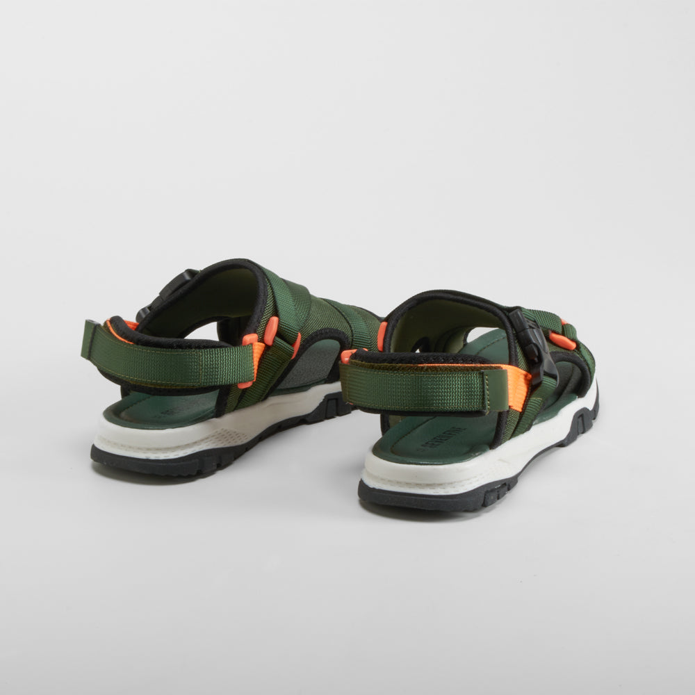 Sandalia deportiva juvenil verde SEVEN FIVE