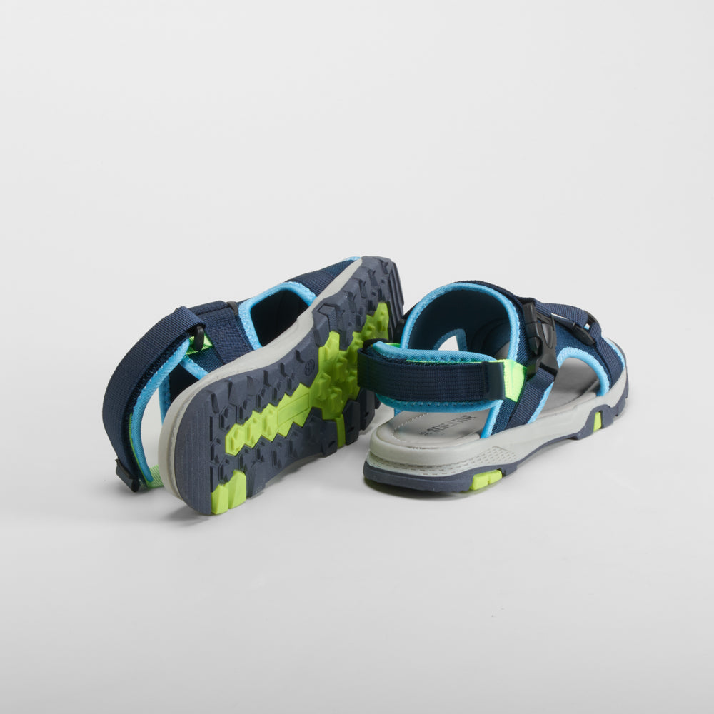 Sandalia deportiva casual juvenil azul SEVEN FIVE