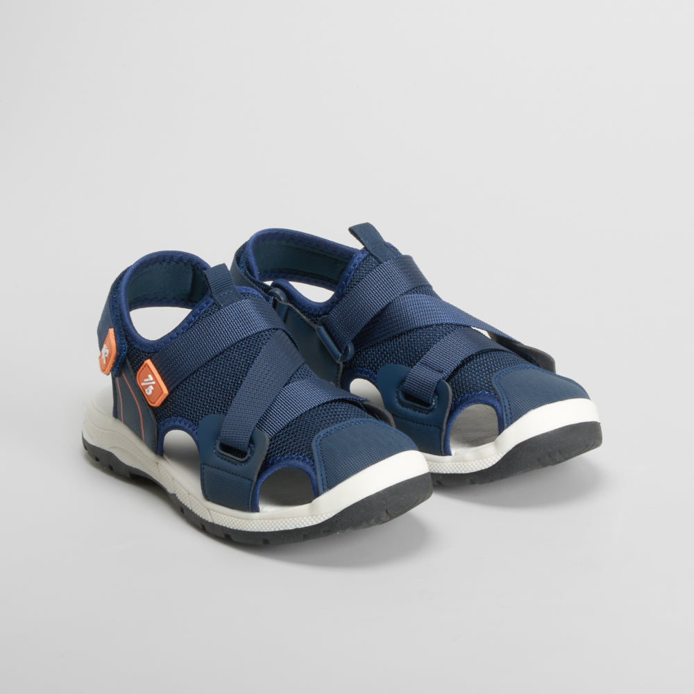 Sandalia deportiva juvenil azul marino SEVEN FIVE