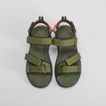 Sandalia plana juvenil verde SEVEN FIVE
