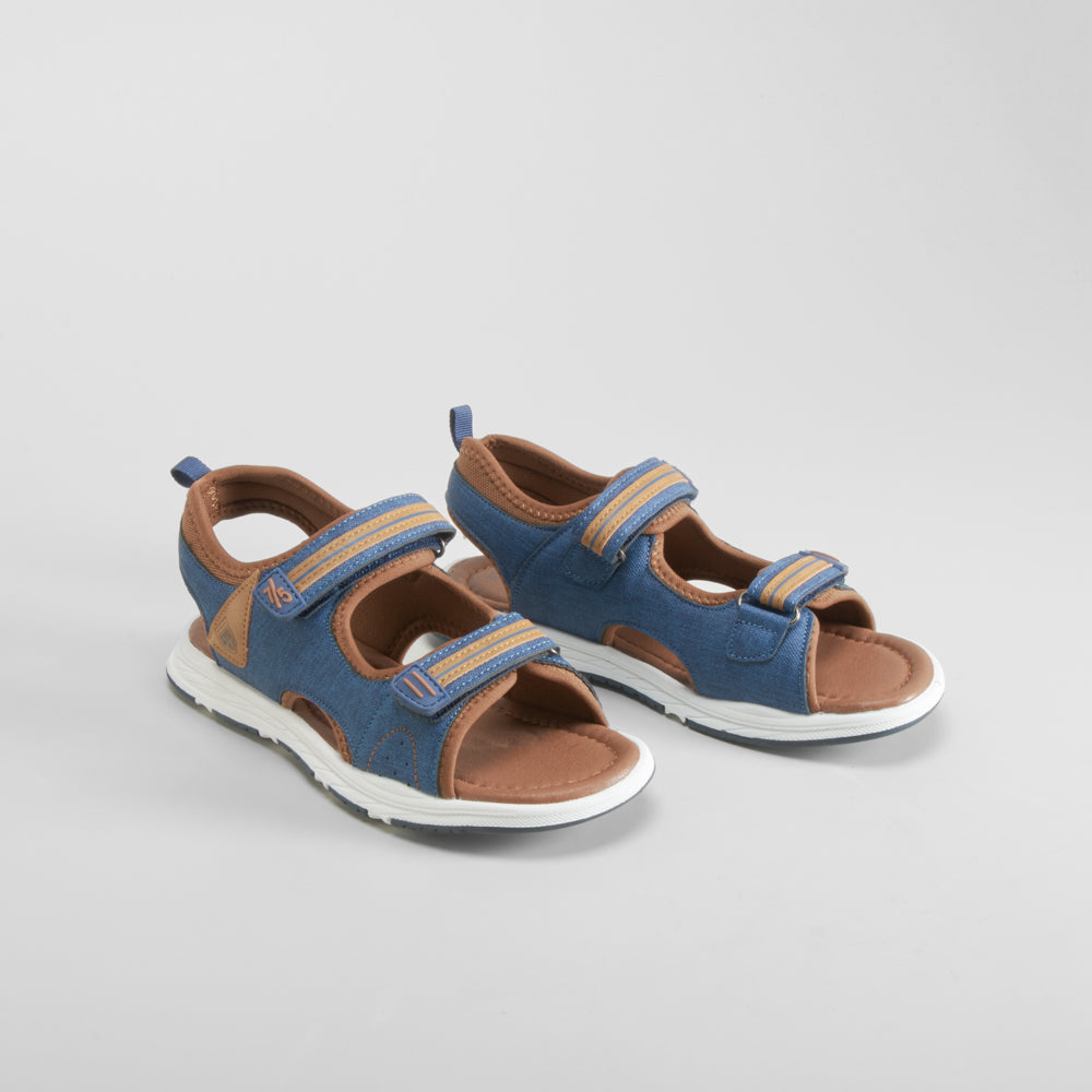 Sandalia casual juvenil azul SEVEN FIVE