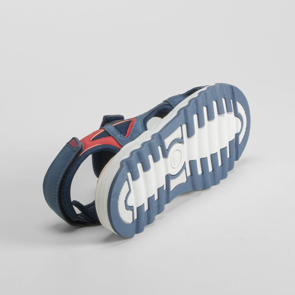Sandalia casual velcro juvenil azul SEVEN FIVE