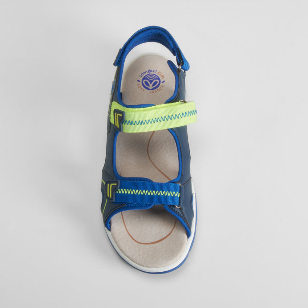Sandalia deportiva juvenil azul COMFEET