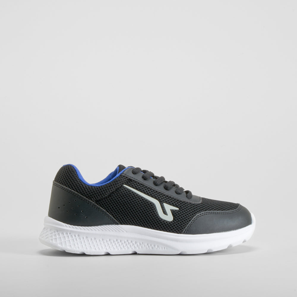 Deportiva walking color negro y azul UTWO