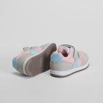 Deportiva retro running gris y rosa BACHE