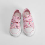 Zapatilla de lona unicornios bebé rosa BACHE