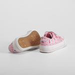 Zapatilla de lona unicornios bebé rosa BACHE