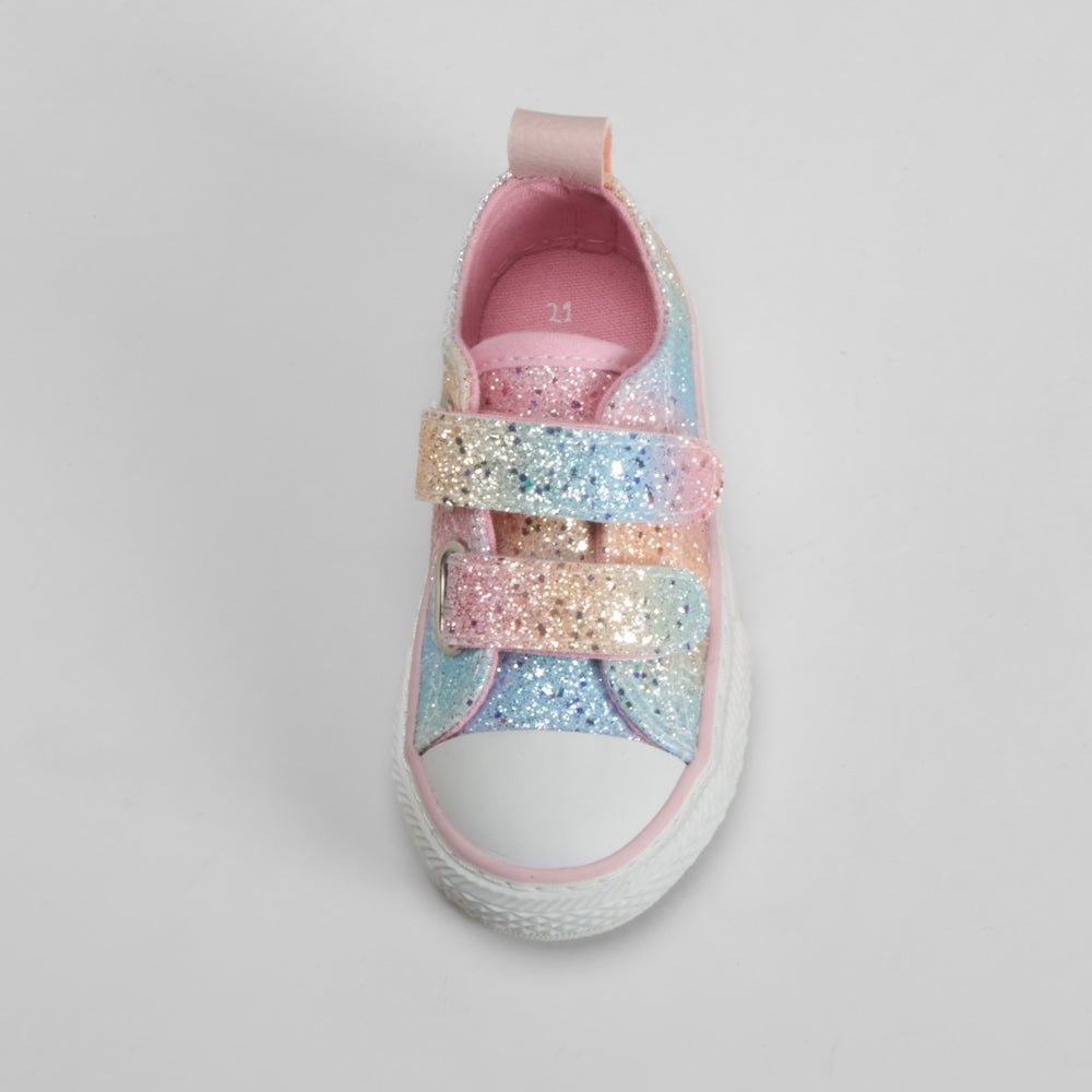 Zapatilla lona glitter multicolor BACHE