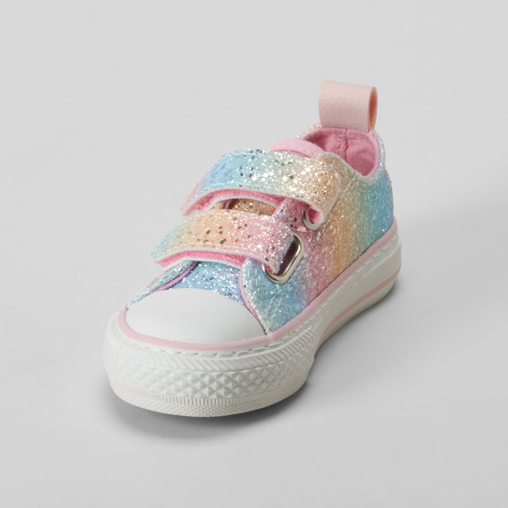 Zapatilla lona glitter multicolor BACHE