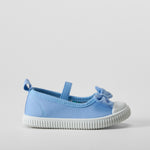 Zapatilla lona bailarina bebé azul BACHE