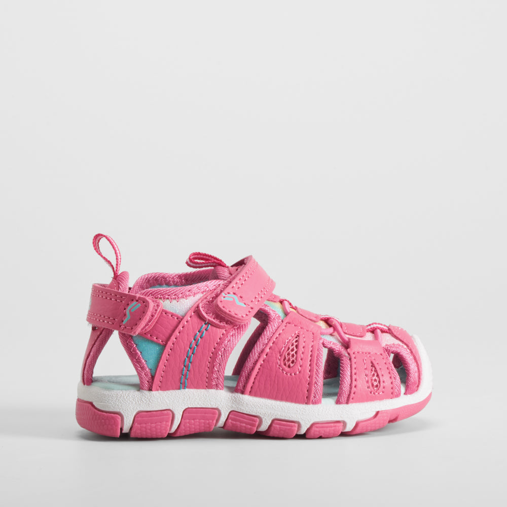 Sandalia deportiva cerrada bebé rosa BACHE