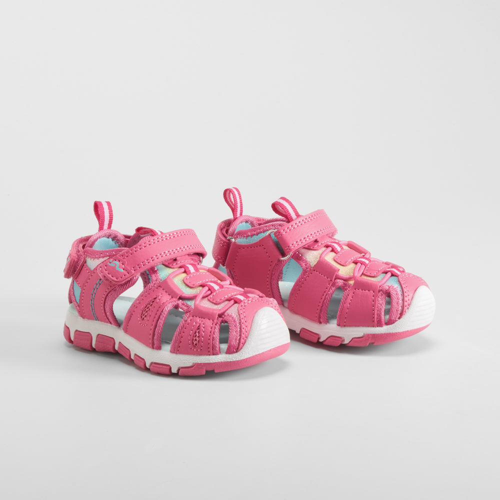 Sandalia deportiva cerrada bebé rosa BACHE