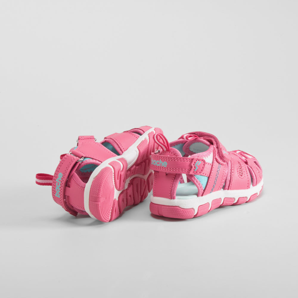 Sandalia deportiva cerrada bebé rosa BACHE