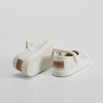 Merceditas lona con brillo blanca PABLOSKY