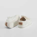 Zapatilla lona con brillo blanca PABLOSKY