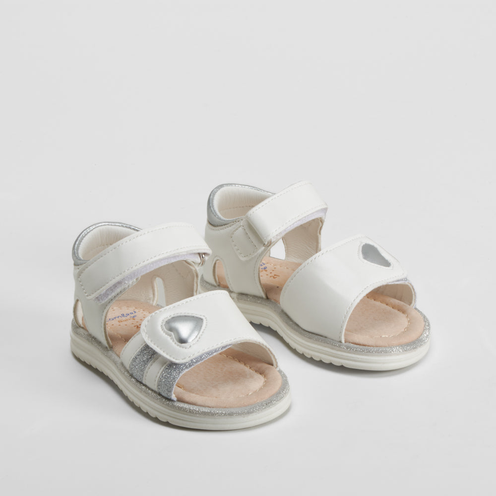 Sandalia tiras velcro blanca COMFEET BABY