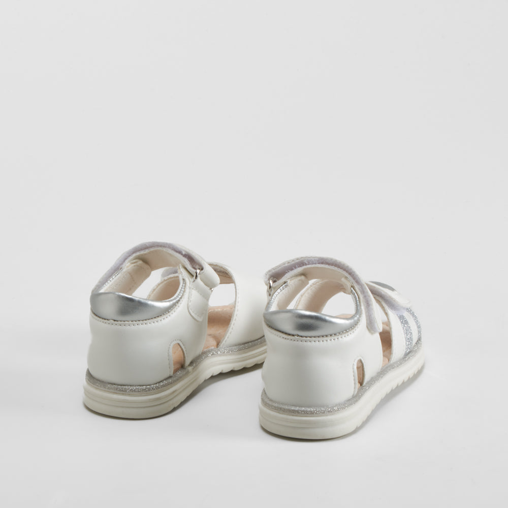 Sandalia tiras velcro blanca COMFEET BABY