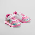 Deportiva luces blanca y rosa PATRULLA CANINA