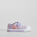 Zapatilla de lona con luces morada FROZEN