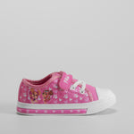 Zapatilla de lona con luces rosa PATRULLA CANINA