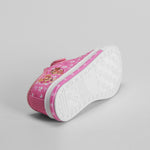 Zapatilla de lona con luces rosa PATRULLA CANINA
