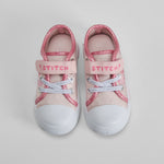 Zapatilla lona con luces rosa STITCH
