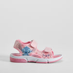 Sandalia deportiva con luces rosa STITCH