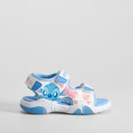 Sandalia deportiva con luces azul STITCH