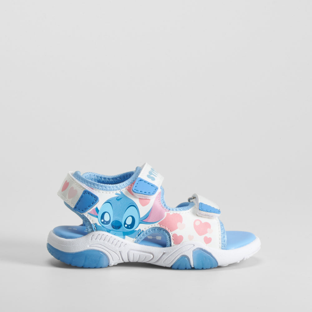 Sandalia deportiva con luces azul STITCH