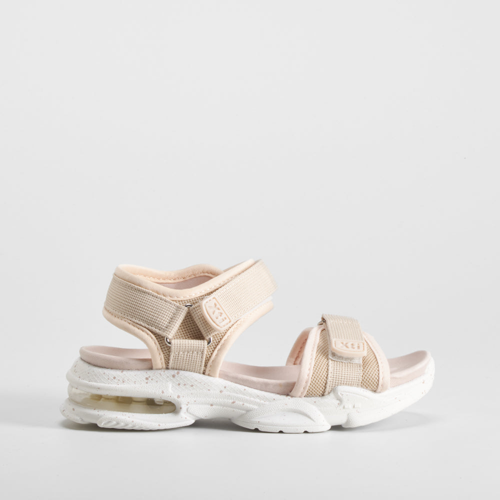 Sandalia velcro infantil rosa nude XTI